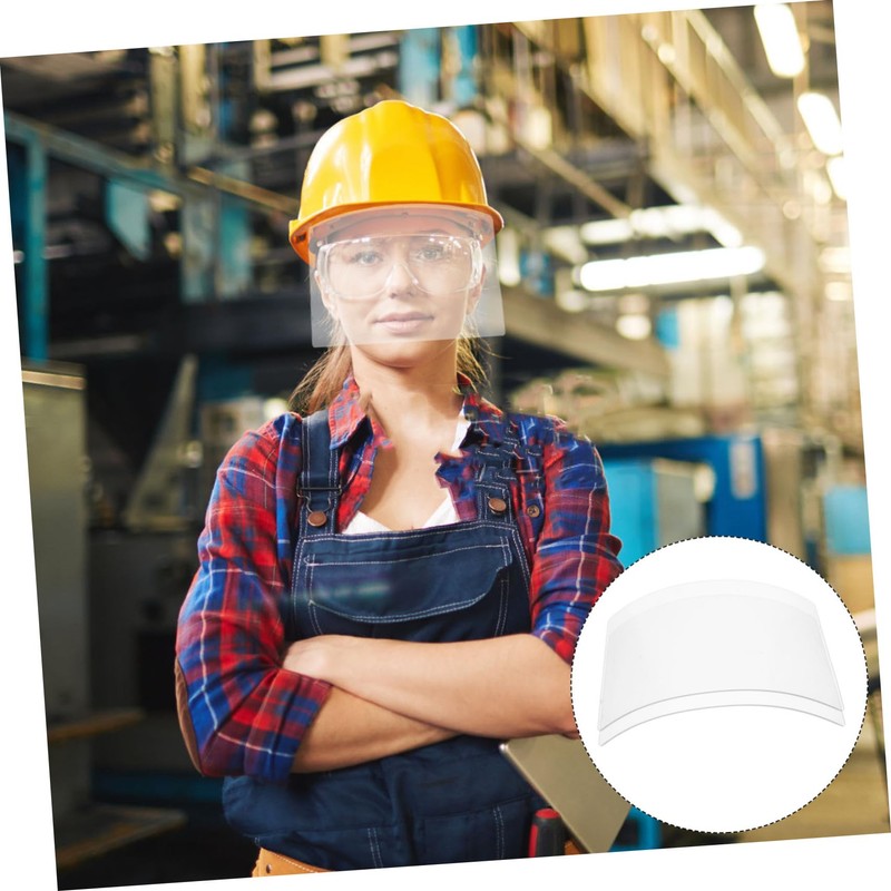 VILLFUL Organic Glass Lens Sandblasting Mask Sandblasting Hood Replacement Lens