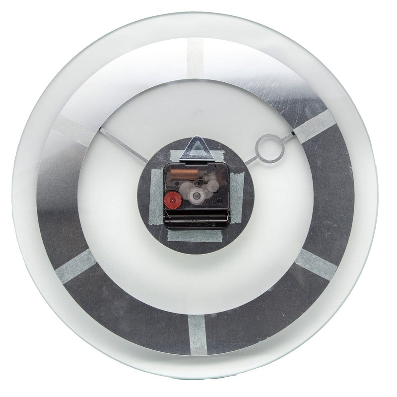 NEXTIME 2790GO Retro Gold Glass Clock, 31.0 x 31.0 x