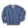 White Bear Clothing Co. Microfiber Windshirt Style 5150 Atlantic Blue/Ivory
