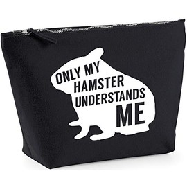 Hippowarehouse Only my hamster understands me printed make up cosmetic wash bag 18x19x9cm