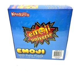 Kangaroo Emoji Universe Jigsaw Puzzle Colorful Fun Family Game Brain Teaser 1000-PCS NEW