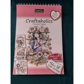 KATY SUE DESIGNS  Craftaholics Card Toppers Die Cut Material Booklet Pad