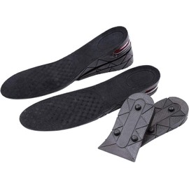 Heel Raiser Pair of Raised Insoles Heels for Men Black for Shoes Height Stature