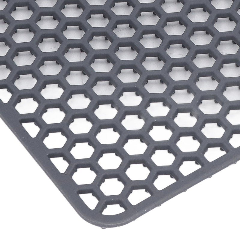 Sink Mat Silicone Durable Grid Design Anti Slip Sink Protection
