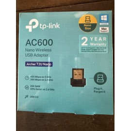 TP-LINK Archer T2U Nano AC600 Wireless USB Adapter - New