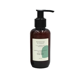 Remedios del Bosque Jabón Purificante para Cara con Moringa y Bardana, Jabón Líquido Antioxidante no Reseca, para Piel sensible, madura, mixta y seca 