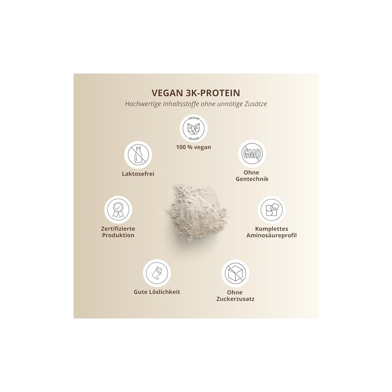 Nutri + Protein Vegan Vanille 2 kg 81% Eiwei√ü -