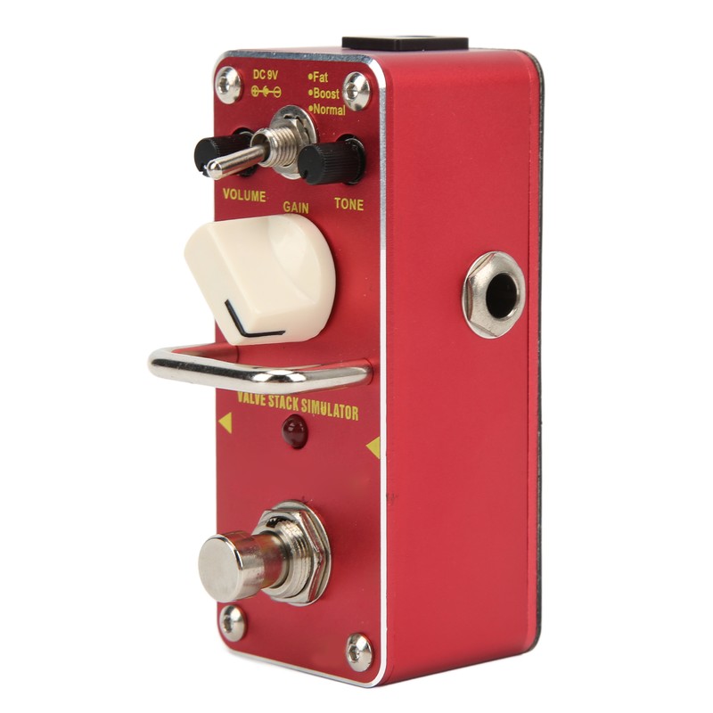 Simulator Effect Pedal Tube True Bypass Distortion Tone Amplifier Guitar