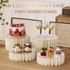 VANITURE VANITURE 4 PCS Buffet Risers, 12" Food Risers for