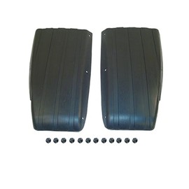 Red Hawk BP-0034 Scuff Guards - Set of 2 with Rivets, Black Compatible With/Replacement For Club Car DS 1981 and newer 101706702 Golf Carts