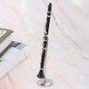 Lazmin Black Miniature Clarinet Model Mini Musical Instrument With Stand