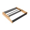 Household Essentials Bamboo Folding Clothes Drying Rack, Compact Upscale Laundry