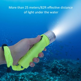 4 x AA Diving Aluminium Alloy Diving Torch LED Waterproof Strong Light for Camping Exploration