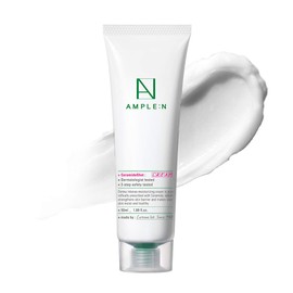 CORÉANA AMPLE:N Ceramide Shot Cream - Hydrating Moisturizer Unscented for Dry and Sensitive Skin – Strengthening Skin Barrier – Skin Repair Cream for Rough Skin,1.69 oz.