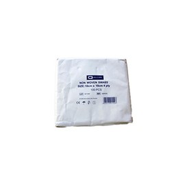 Qualicare Non Woven Swabs (Pack of 100) - 10cm x 10cm