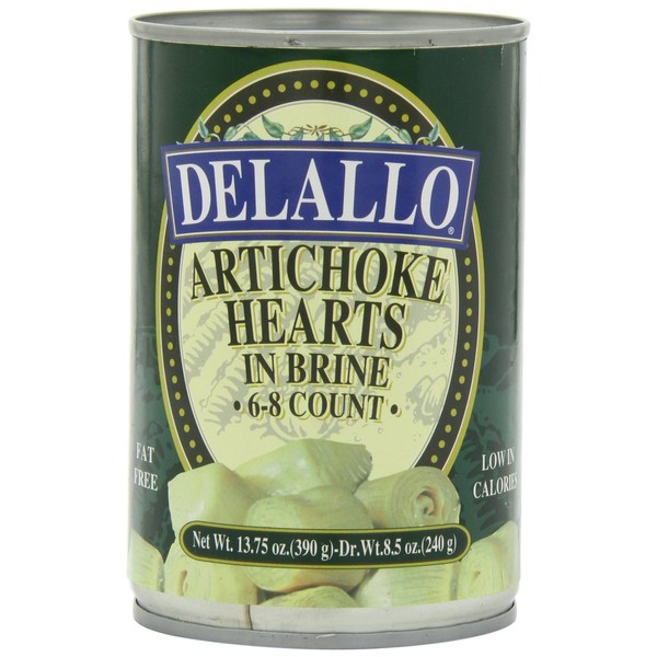 DeLallo Artichoke Hearts, 14.1-Ounce Unit (Pack of 6)