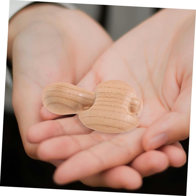 jojofuny Cute Axe Figurine Portable Wooden Axe Decor Craft for