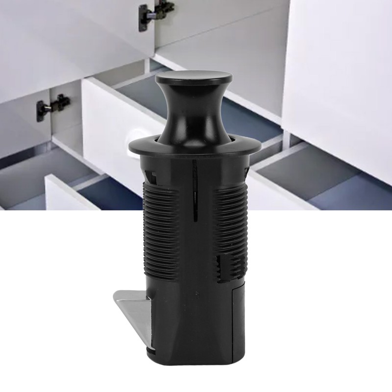 Cabinet Lock Zinc Alloy ABS Secure Round Embedded Push to