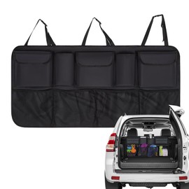 Trunk Organizer for Suvs - Backseat Car Organizer - Multi Pocket, Heavy Duty Waterproof Cargo Bag with 9 Storage Compartments for Interior Accessories