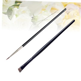 Beavorty Natural Makeup Look Eyeliner Eyeshadow Brush Set Wood Handle Ideal Present for Ladies