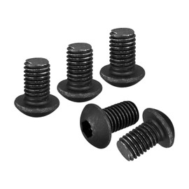 DTGN M10-1.5x16mm Button Head Socket Cap Screws - 15Pack - Good for Road Bicycle, Mountain Bike, Auto, Motorcycle - Carbon Steel Black Oxide - Hex Drive Fasteners