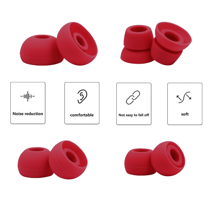 Replacement Eartips Compatible with Powerbeats 3 Powerbeats 2/1, 4 Pairs