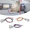 Marhynchus 4 Sets 1224V 12mm LED Indicator Light Pre Wired