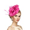 Zinniday Hot Pink Kentucky Derby Hat - 2025 Elegant Tea