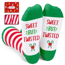 Candy Cane Socks Kids Boys Girls - Candy Cane Stockings Socks, Kids Christmas Gifts Socks 2-3 Years Old