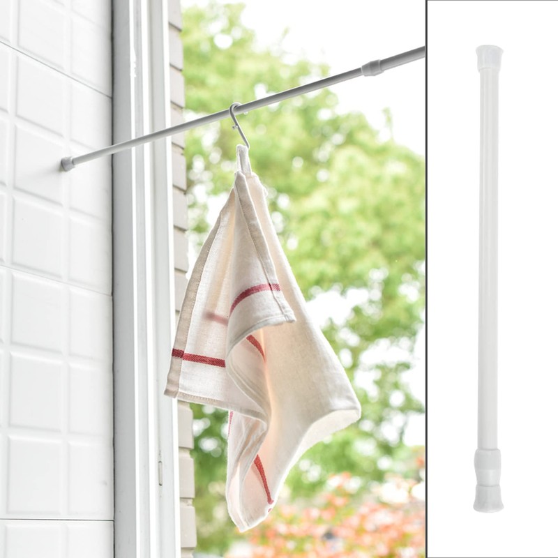 1pcs Telescopic Spring Tension Rod Extendable Curtain Rod Tension Rods,30-50cm
