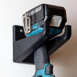 Generisch 2x Cordless Screwdriver Holder Wall Mount Stable Universal Set