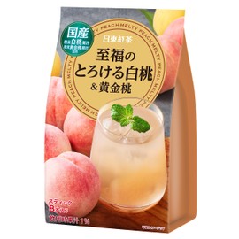 Nitto Tea Bliss Melting White Peach & Golden Peach, Pack of 8