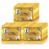 24K Gold Crystal Collagen Under Eye Mask, Anti Aging Hyaluronic