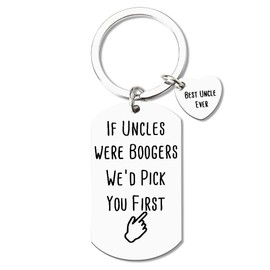 Funny Uncle Keychain Birthday Gift for Mens Christmas Gifts for Best Uncle Ever Gifts for New Uncle Announcement Gifts for Brother in Law I Love You Uncle Gift for Him Uncles Gifts from Niece Nephew
