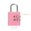 KICHOUSE 6Pcs Multi Function Locker Locks Convenient Combination Padlocks for