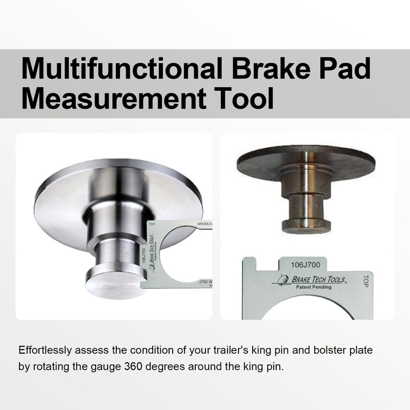Made in America Brake Tech Tools Fifth Wheel King Pin