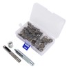 100pcs Bronze Round Eyelet Punch Die Tool Kit DIY Eyelets