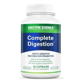 Enzyme Science Complete Digestión: Enzimas Y Probióticos