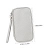 KOMBIUDA Multi Functional Electronic Organizer Bag Double Layer Cable Storage