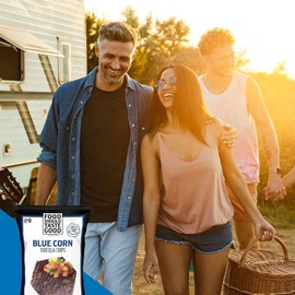 Food Should Taste Good Gluten Free Blue Corn Tortilla Chips 5.5 oz. (Pack of 12)