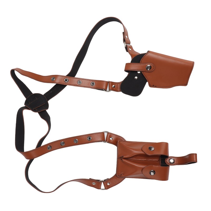 Shoulder Shooting Tool Bag PU Leather with Adjustable Shoulder Strap