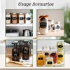 Gripebao 180 Pieces Chalkboard Labels for Jars and Food Containers,