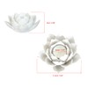 Ceramic Lotus Petals Style Flower Candle Holder Tea Lights Holder