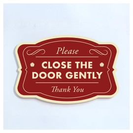 SPEEDYORDERS SPEEDYORDERS Custom Red Aluminum Sign, 18x12 In, Vintage Style, Weatherproof, Easy Mount, Made in USA