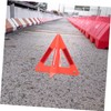 ULTECHNOVO 1 Set Safety Reflective Emergency Triangle Sturdy Car Road