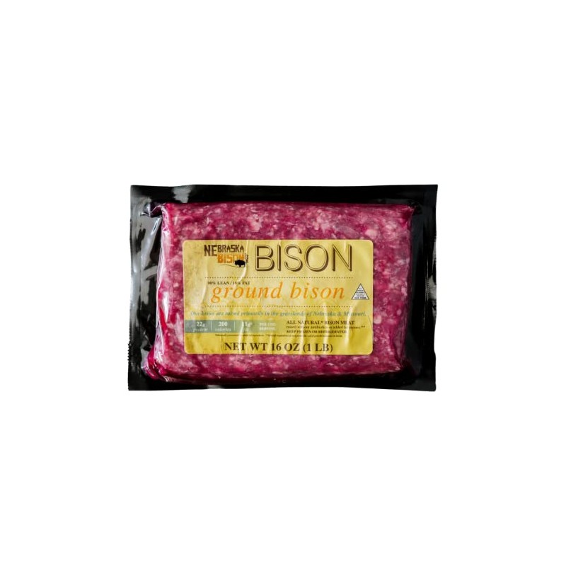 Ground Bison Meat – 4 lbs. Ground Bison Burger (individual