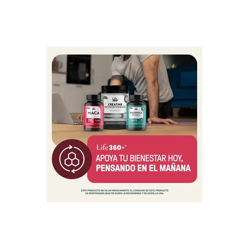 Maca Mix - Maca Negra, Amarilla y Roja 240 Cápsulas