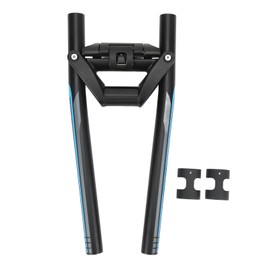 620mm Bike Handlebar Aluminium Alloy Handlebar Modified Bike Folding Bar for Mountain Bicycle Black Blue