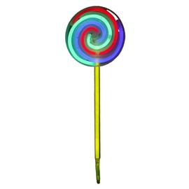Zac's Alter Ego Multicolour Glow in the Dark Spinning Wheel Wand