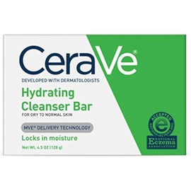 CeraVe CeraVe Hydrating Cleanser Bar - Soap-Free Body and Facial Cleanser with 5% Moisturizing Cream - 4.5 Ounce Bar